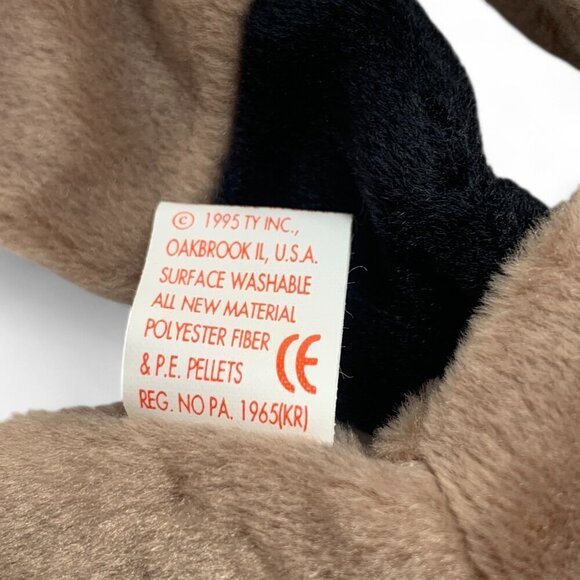 TY Beanie Babies "Ringo" The Raccoon 8" Plush Toy Collectible 1995 NWT - Picture 4 of 6